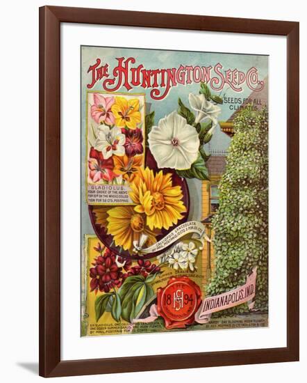 The Huntington Seed Co.-null-Framed Art Print