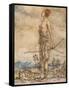 'The Huntress Diane', c1920-Arthur Rackham-Framed Stretched Canvas