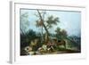 The Huntsman's Rest-Francesco Zuccarelli-Framed Giclee Print