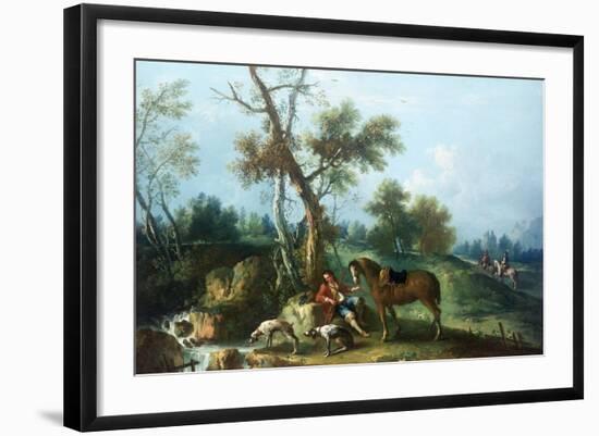 The Huntsman's Rest-Francesco Zuccarelli-Framed Giclee Print