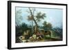 The Huntsman's Rest-Francesco Zuccarelli-Framed Giclee Print