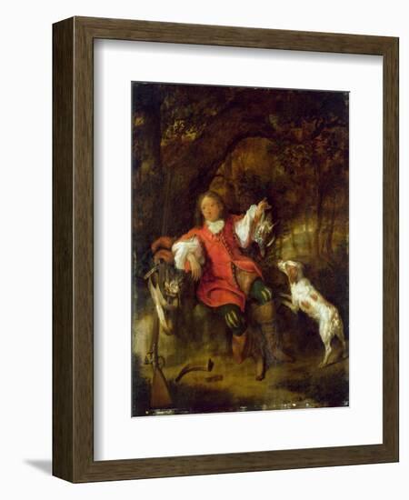 The Huntsman-Gabriel Metsu-Framed Giclee Print