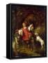 The Huntsman-Gabriel Metsu-Framed Stretched Canvas