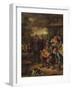 The Hurdy-Gurdy Player-Jan Havicksz. Steen-Framed Giclee Print