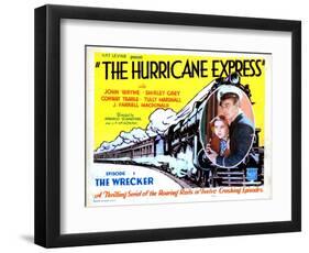 The Hurricane Express, Shirley Grey, John Wayne, 1932-null-Framed Art Print