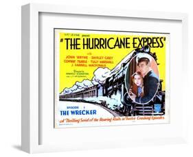 The Hurricane Express, Shirley Grey, John Wayne, 1932-null-Framed Art Print