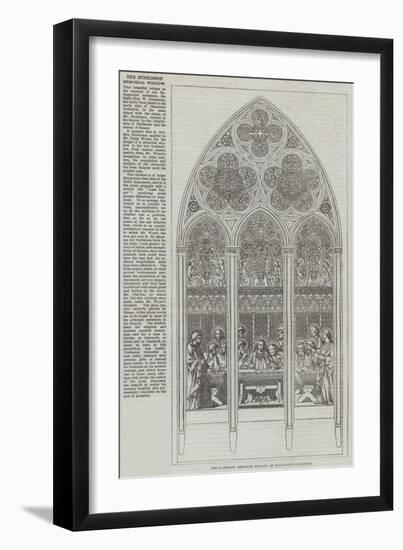 The Huskisson Memorial Window, in Chichester Cathedral-null-Framed Giclee Print