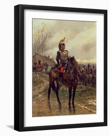 The Hussars-Alphonse Marie de Neuville-Framed Giclee Print