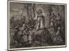 The Hussite Sermon-Carl Friedrich Lessing-Mounted Premium Giclee Print