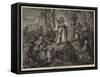 The Hussite Sermon-Carl Friedrich Lessing-Framed Stretched Canvas