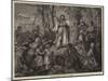 The Hussite Sermon-Carl Friedrich Lessing-Mounted Giclee Print