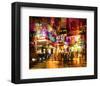 The Hustle Nightscape-null-Framed Art Print