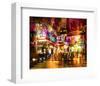 The Hustle Nightscape-null-Framed Art Print