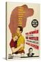 The Hustler, Australian Movie Poster, 1961-null-Stretched Canvas