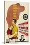 The Hustler, Australian Movie Poster, 1961-null-Stretched Canvas