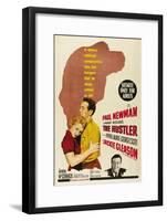 The Hustler, Australian Movie Poster, 1961-null-Framed Art Print