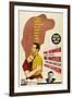 The Hustler, Australian Movie Poster, 1961-null-Framed Art Print