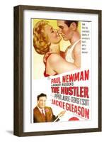 The Hustler, Australian Movie Poster, 1961-null-Framed Art Print