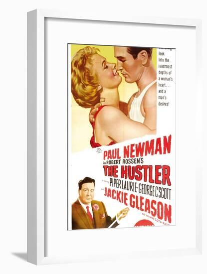 The Hustler, Australian Movie Poster, 1961-null-Framed Art Print