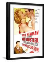 The Hustler, Australian Movie Poster, 1961-null-Framed Art Print