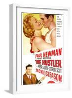 The Hustler, Australian Movie Poster, 1961-null-Framed Art Print