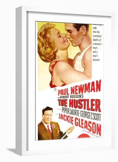 The Hustler, Australian Movie Poster, 1961-null-Framed Art Print