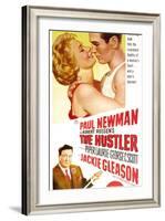 The Hustler, Australian Movie Poster, 1961-null-Framed Art Print