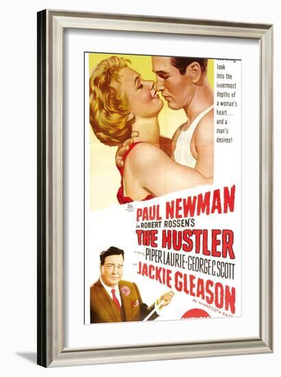 The Hustler, Australian Movie Poster, 1961-null-Framed Art Print