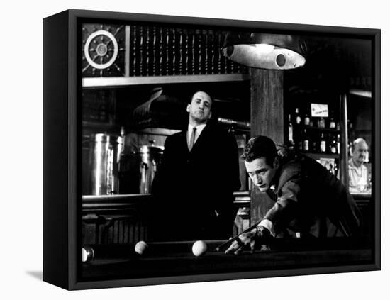 The Hustler, George C. Scott, Paul Newman, 1961-null-Framed Stretched Canvas