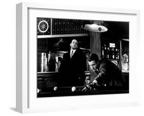 The Hustler, George C. Scott, Paul Newman, 1961-null-Framed Photo