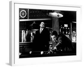 The Hustler, George C. Scott, Paul Newman, 1961-null-Framed Photo