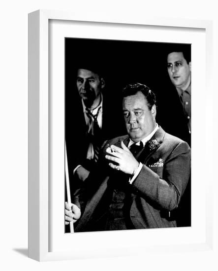 The Hustler, Jackie Gleason, 1961-null-Framed Photo