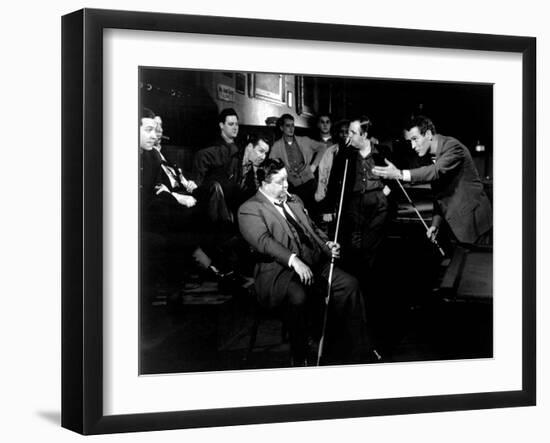 The Hustler, Jackie Gleason, Paul Newman, 1961-null-Framed Photo