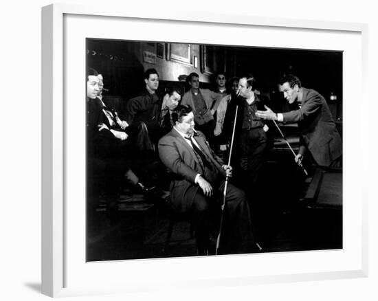 The Hustler, Jackie Gleason, Paul Newman, 1961-null-Framed Photo