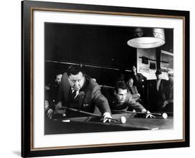 The Hustler, Jackie Gleason, Paul Newman, 1961-null-Framed Photo