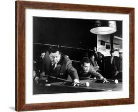 The Hustler, Jackie Gleason, Paul Newman, 1961-null-Framed Photo