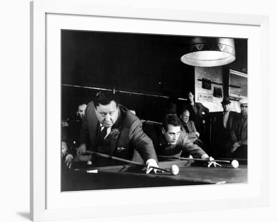 The Hustler, Jackie Gleason, Paul Newman, 1961-null-Framed Photo