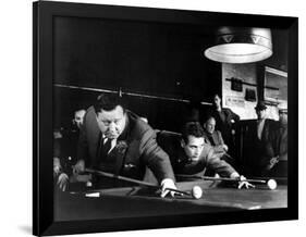 The Hustler, Jackie Gleason, Paul Newman, 1961-null-Framed Photo