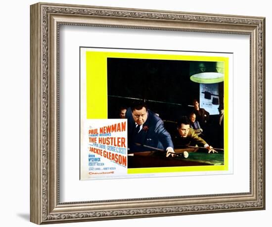 The Hustler, Jackie Gleason, Paul Newman, 1961-null-Framed Art Print