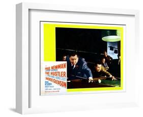 The Hustler, Jackie Gleason, Paul Newman, 1961-null-Framed Art Print