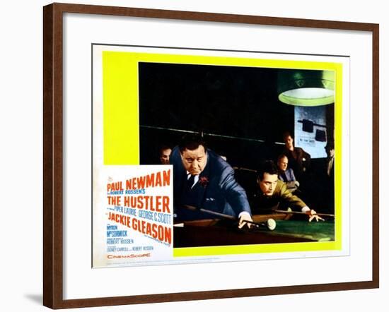 The Hustler, Jackie Gleason, Paul Newman, 1961-null-Framed Art Print