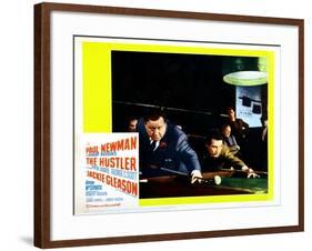 The Hustler, Jackie Gleason, Paul Newman, 1961-null-Framed Art Print