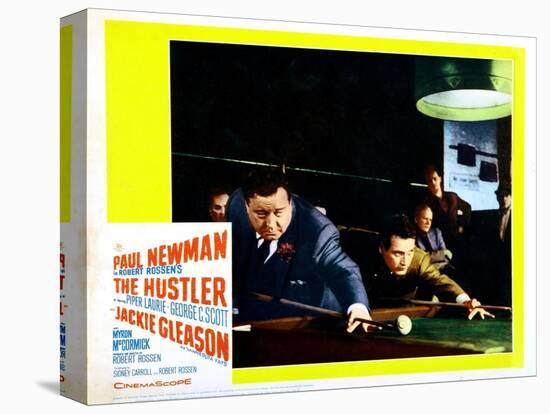 The Hustler, Jackie Gleason, Paul Newman, 1961-null-Stretched Canvas