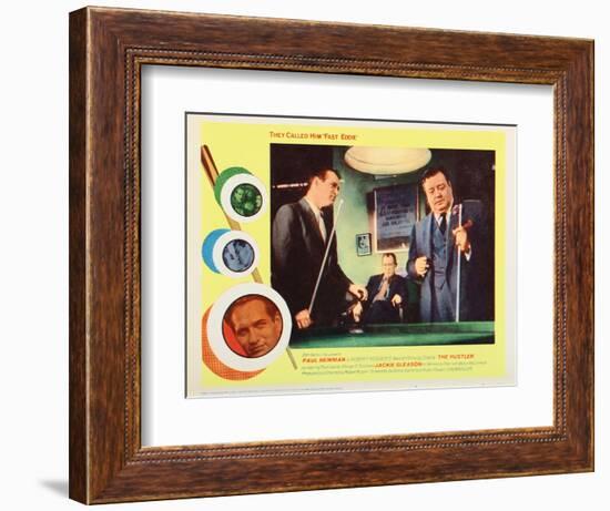 The Hustler, L-R: Paul Newman, Jackie Gleason, 1961-null-Framed Art Print