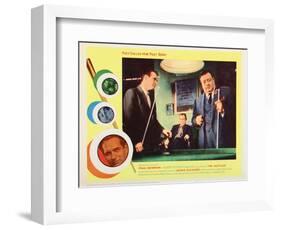 The Hustler, L-R: Paul Newman, Jackie Gleason, 1961-null-Framed Art Print