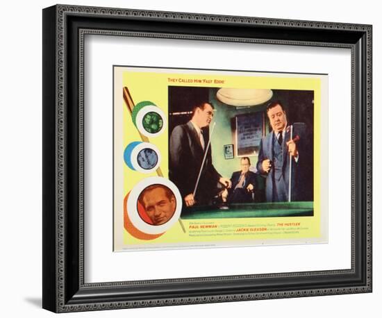 The Hustler, L-R: Paul Newman, Jackie Gleason, 1961-null-Framed Art Print