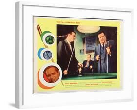 The Hustler, L-R: Paul Newman, Jackie Gleason, 1961-null-Framed Art Print