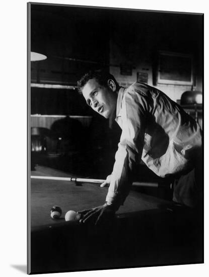 The Hustler, Paul Newman, 1961-null-Mounted Photo