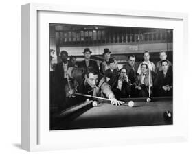 The Hustler, Paul Newman, Michael Constantine, 1961-null-Framed Photo