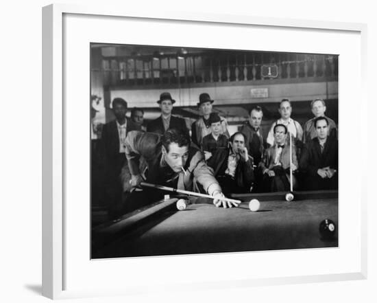 The Hustler, Paul Newman, Michael Constantine, 1961-null-Framed Photo